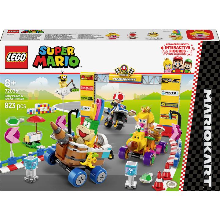 Lego Super Mario Kart 72036 - Kit d'extension : Bébé Peach et le Grand Prix