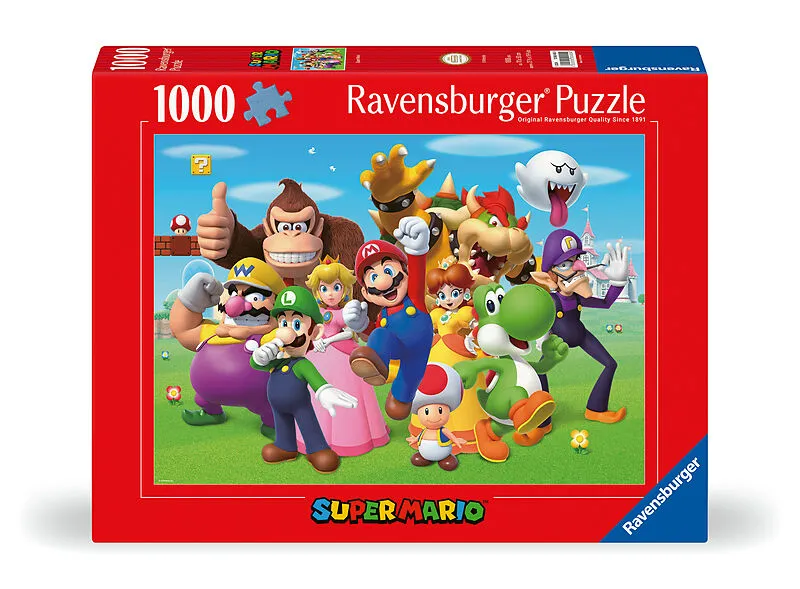 [GDN-JEU-0006] Ravensburger - Nintendo Challenge puzzle Super Mario (1000 pièces)